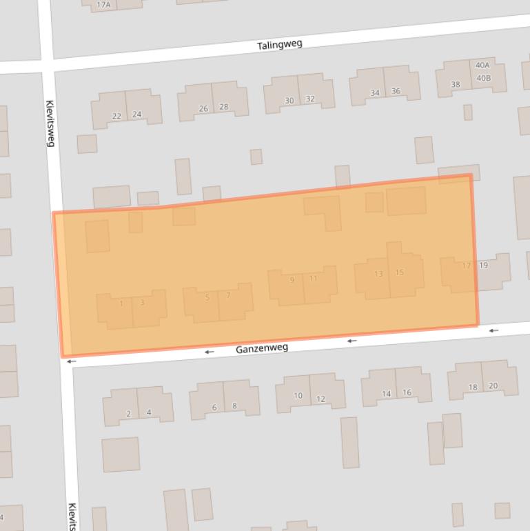 Kaart van postcodegebied 7331ET.