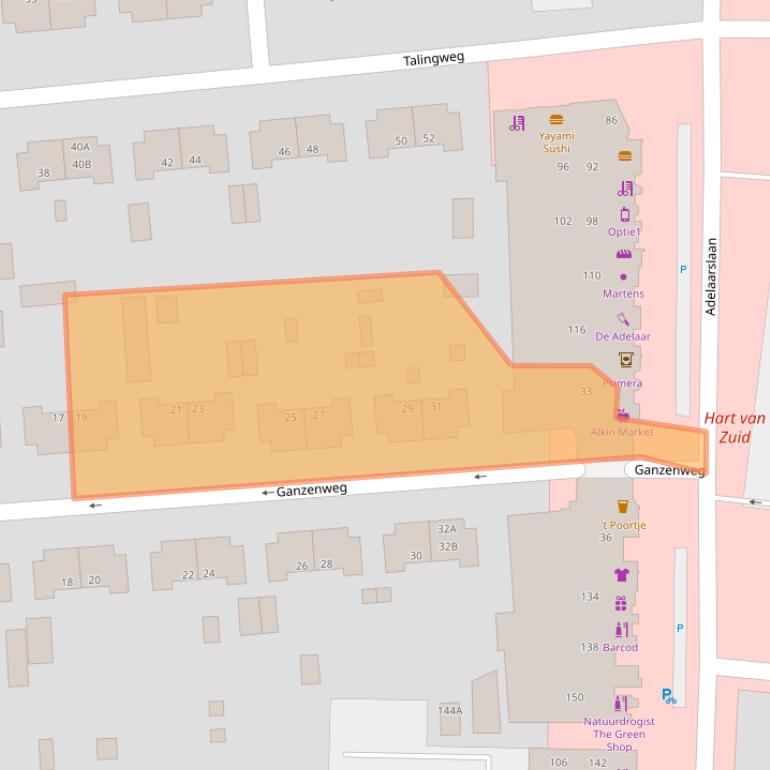 Kaart van postcodegebied 7331EV.