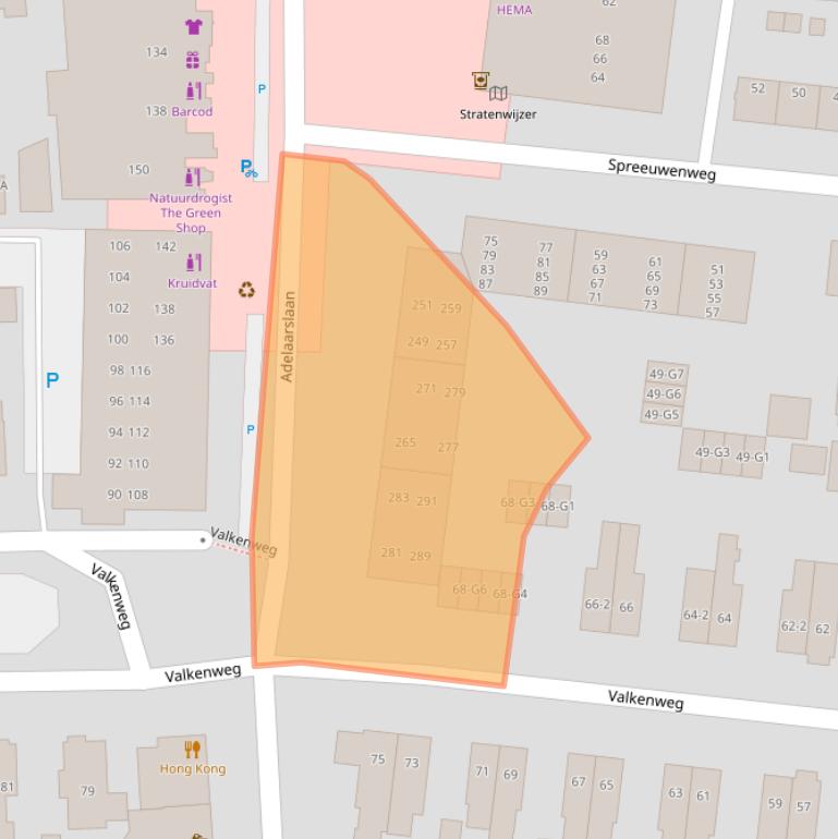 Kaart van postcodegebied 7331GD.