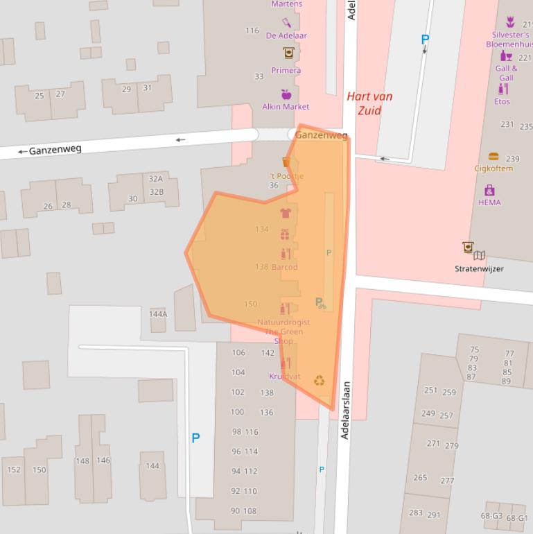 Kaart van postcodegebied 7331GJ.