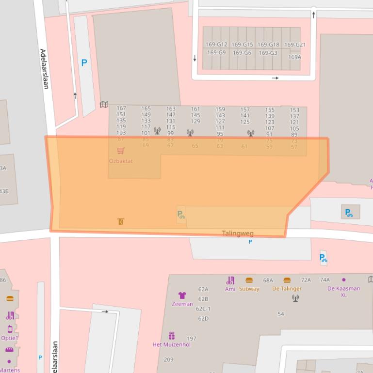 Kaart van postcodegebied 7331GK.