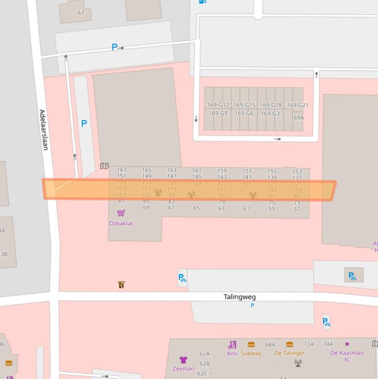 Kaart van postcodegebied 7331GL.