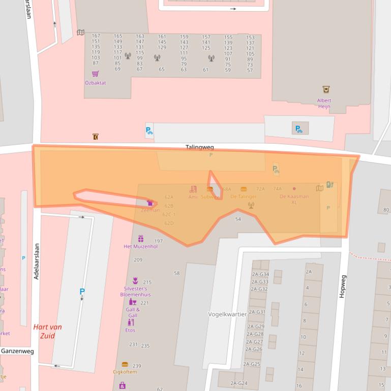 Kaart van postcodegebied 7331GP.