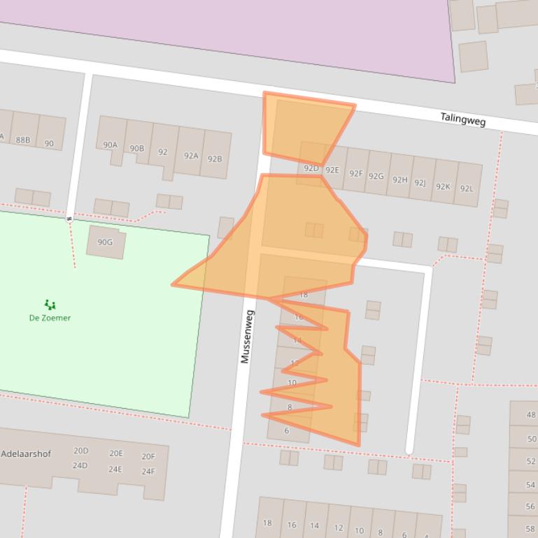Kaart van postcodegebied 7331GS.