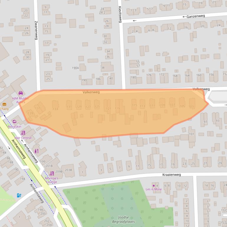 Kaart van postcodegebied 7331HG.