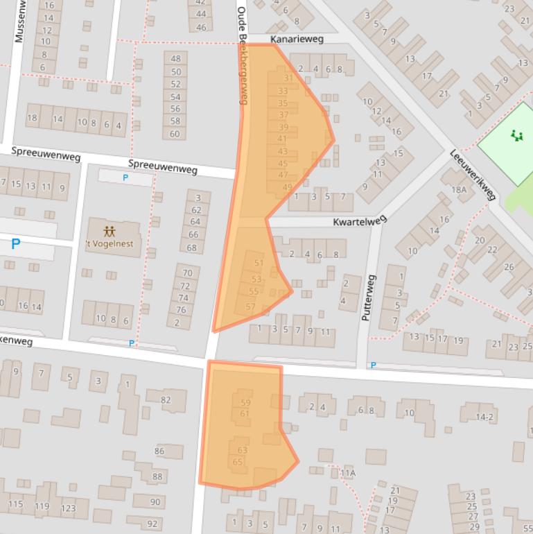 Kaart van postcodegebied 7331HM.