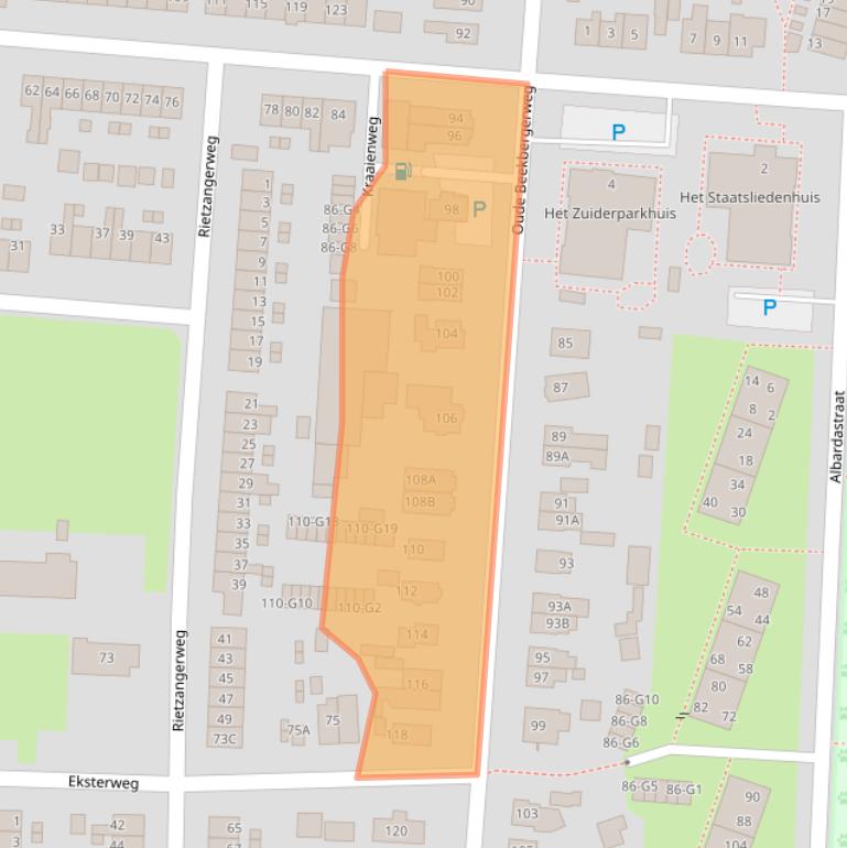 Kaart van postcodegebied 7331HT.