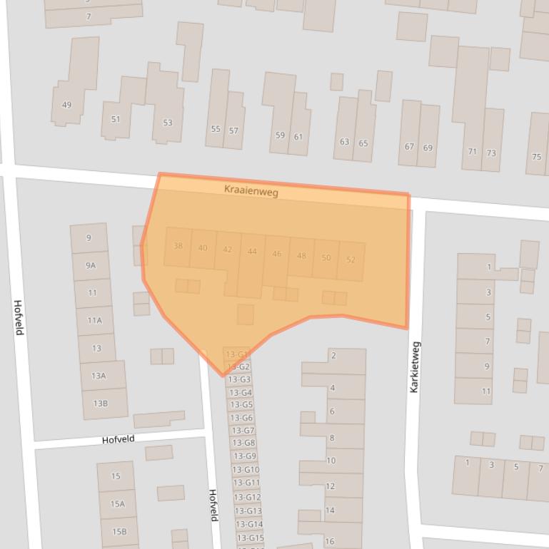 Kaart van postcodegebied 7331JA.