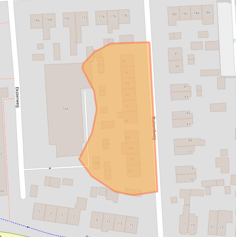 Kaart van postcodegebied 7331JJ.