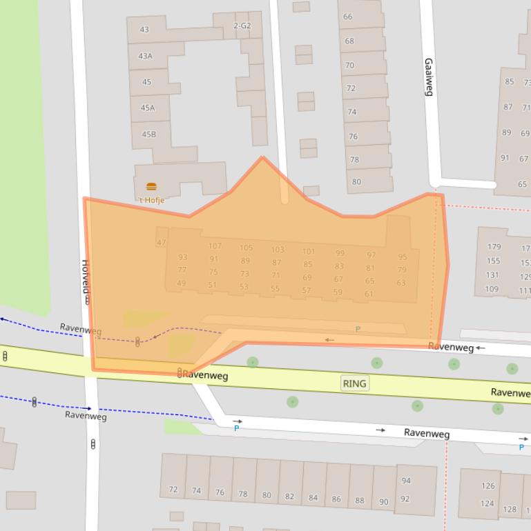 Kaart van postcodegebied 7331LB.