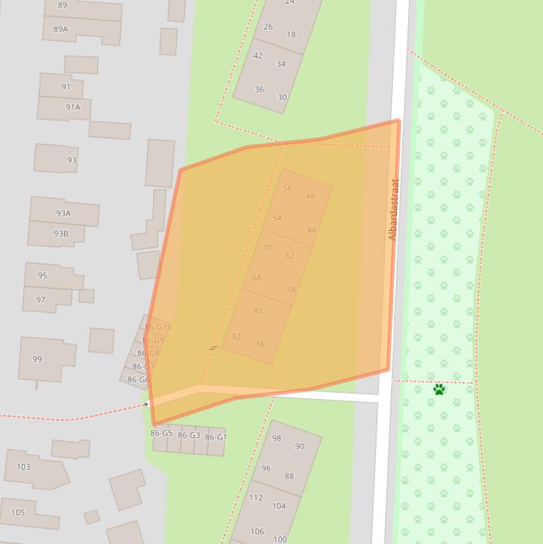 Kaart van postcodegebied 7331LH.