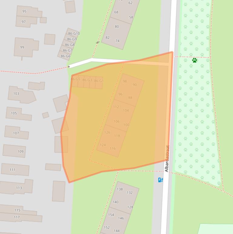 Kaart van postcodegebied 7331LJ.