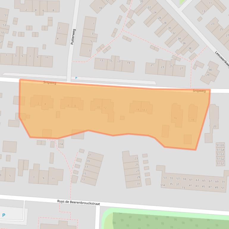 Kaart van postcodegebied 7331LT.
