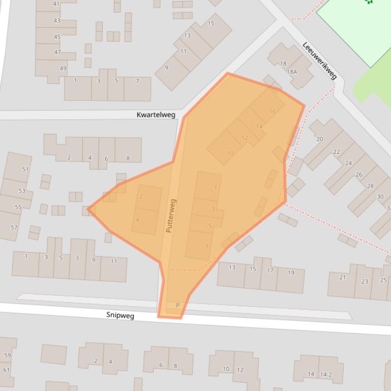 Kaart van postcodegebied 7331LX.