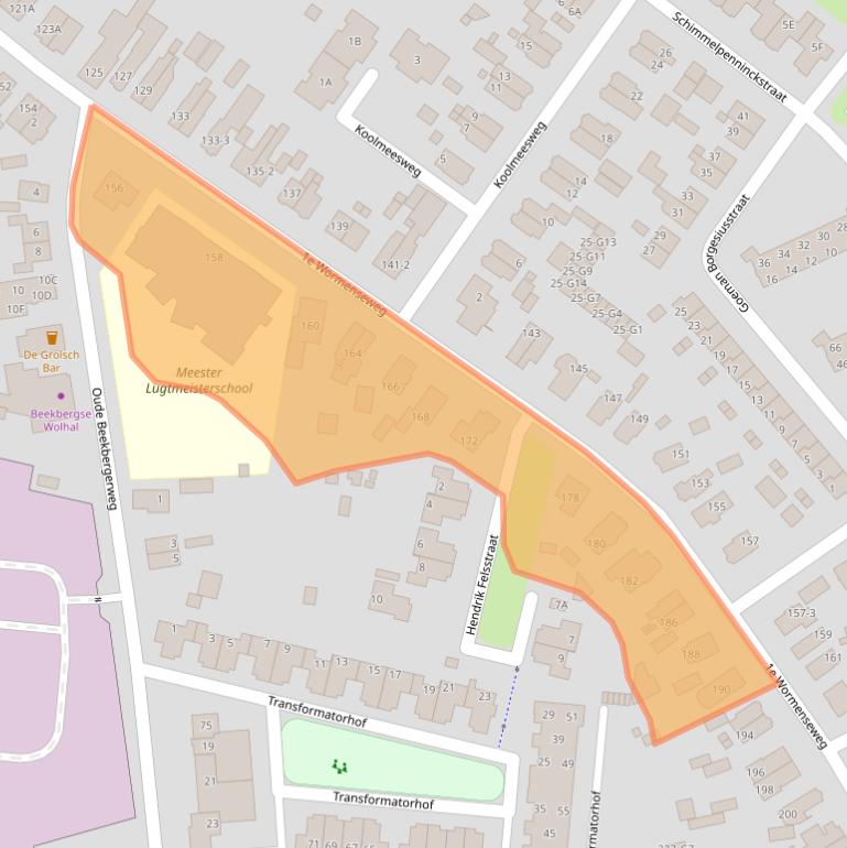 Kaart van postcodegebied 7331MR.