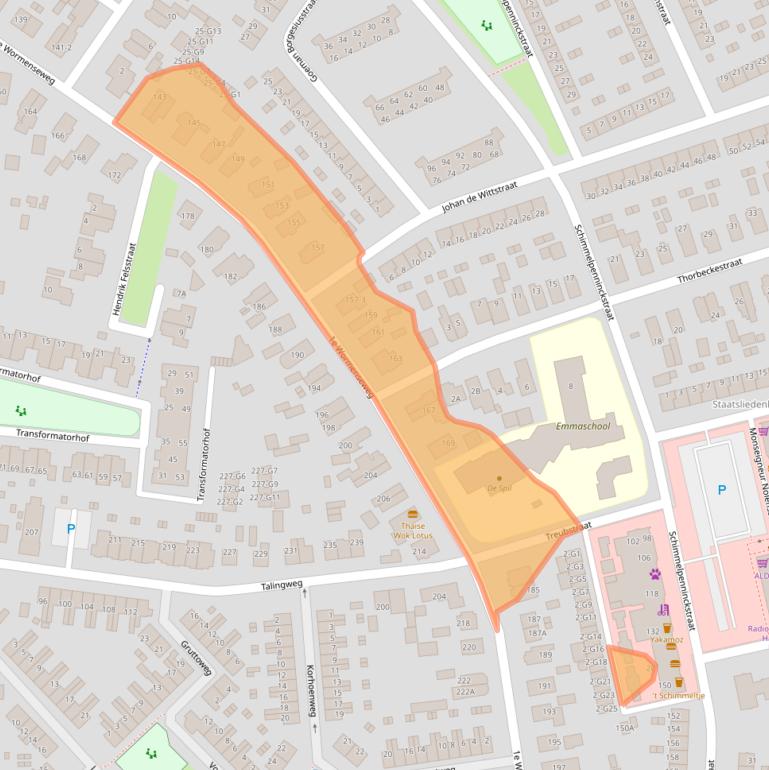Kaart van postcodegebied 7331MX.