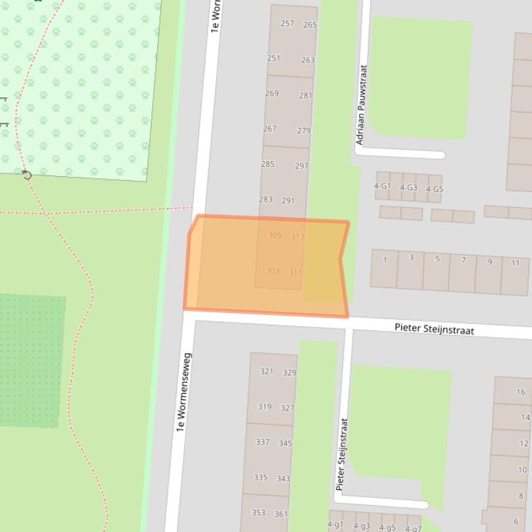 Kaart van postcodegebied 7331NB.