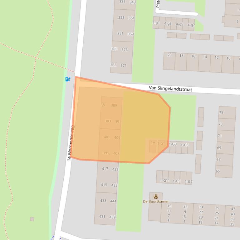 Kaart van postcodegebied 7331NE.