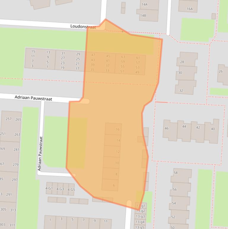 Kaart van postcodegebied 7331NJ.