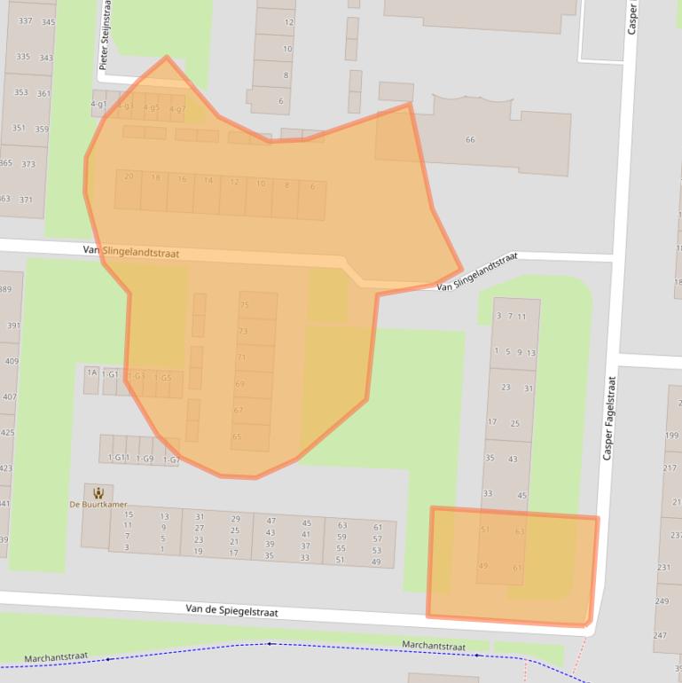 Kaart van postcodegebied 7331NM.