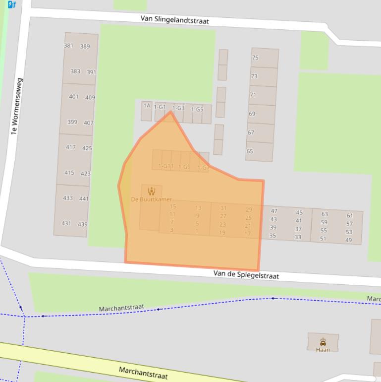 Kaart van postcodegebied 7331NN.