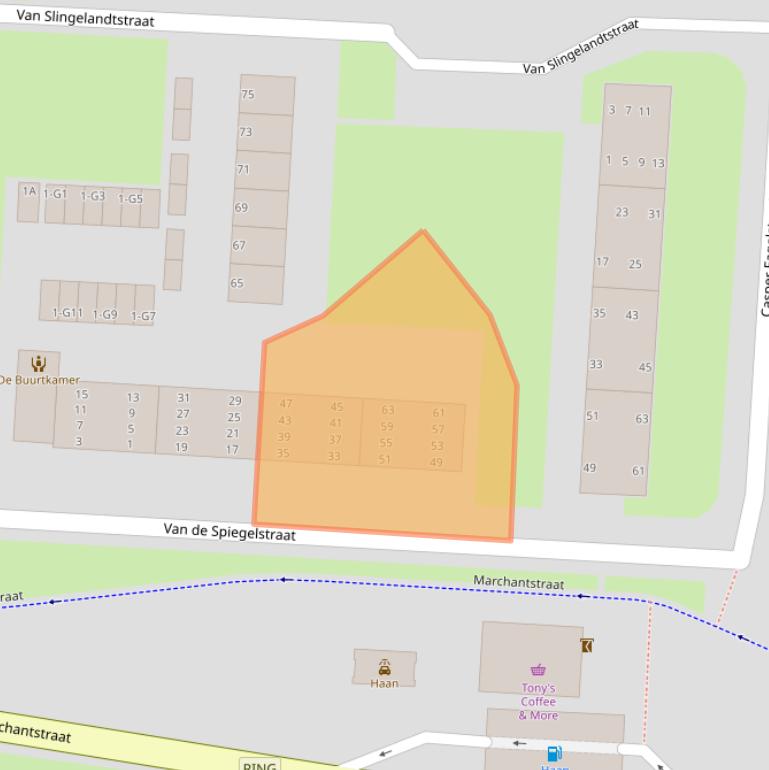 Kaart van postcodegebied 7331NP.