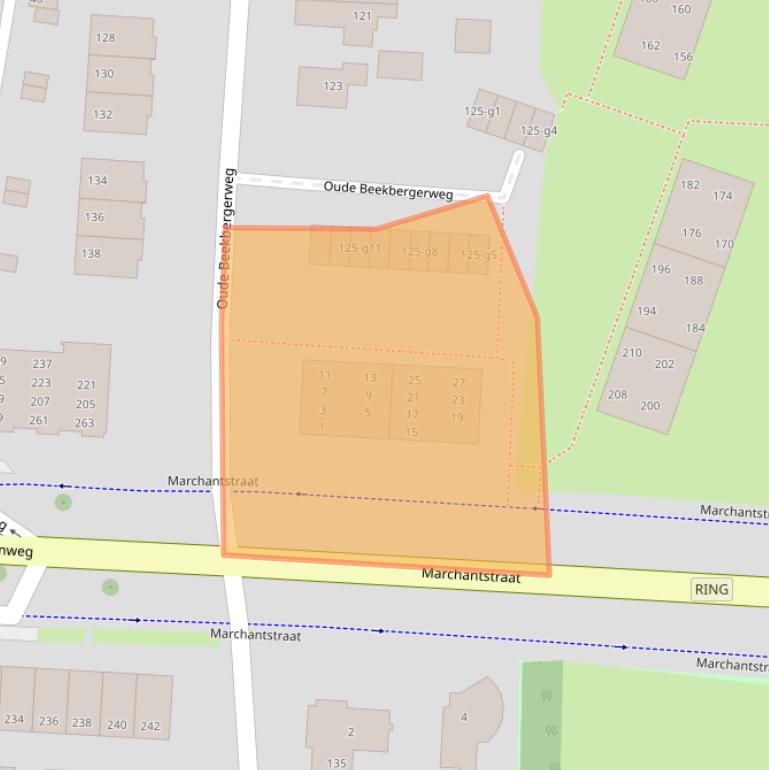 Kaart van postcodegebied 7331NR.