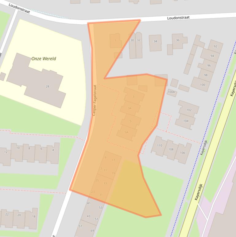 Kaart van postcodegebied 7331NT.