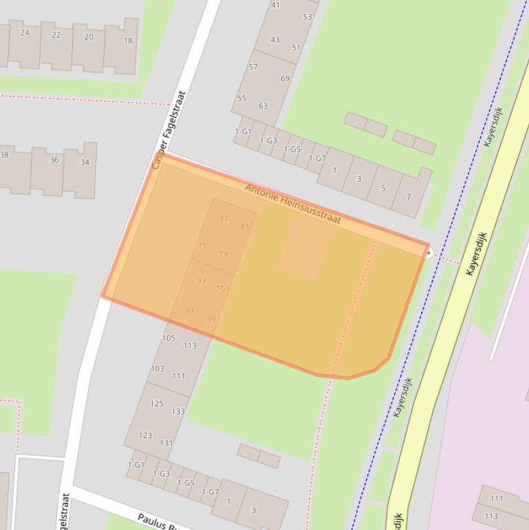 Kaart van postcodegebied 7331NW.