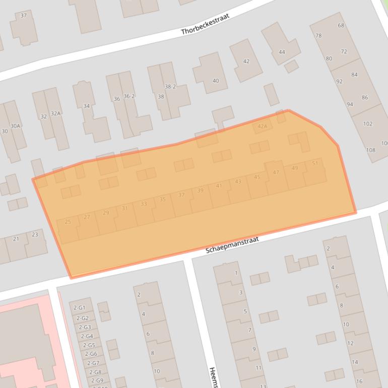 Kaart van postcodegebied 7331RE.