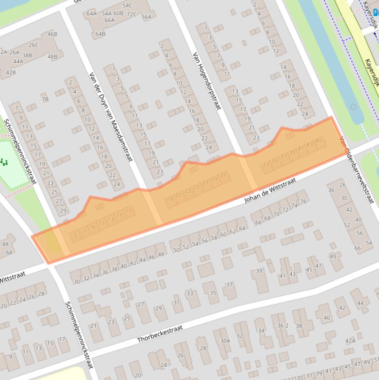 Kaart van postcodegebied 7331RK.