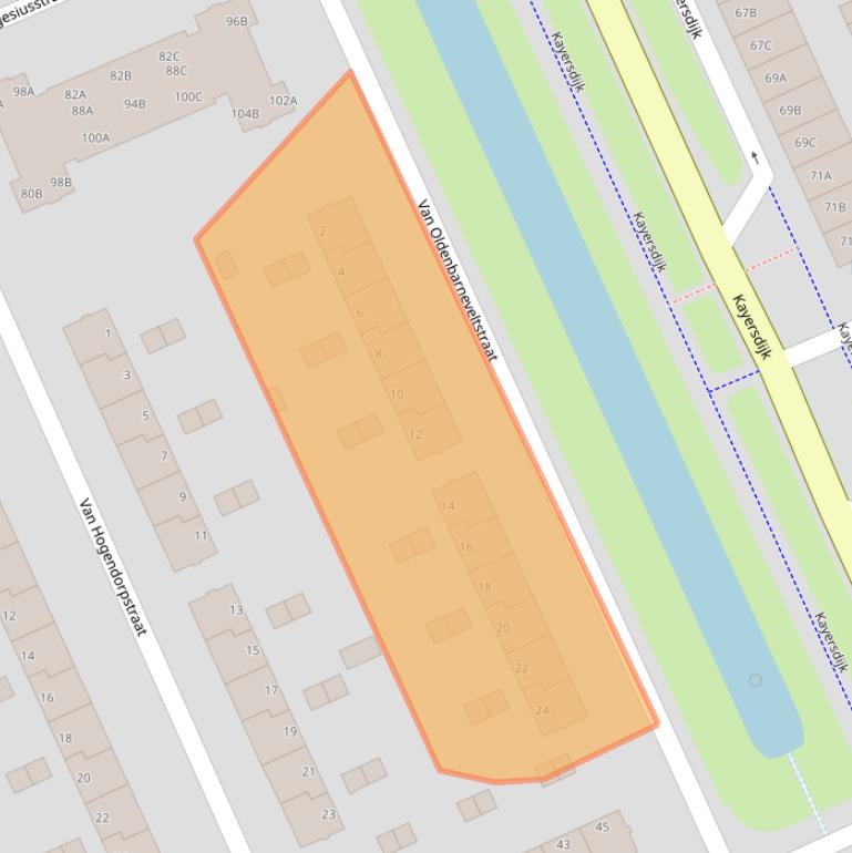 Kaart van postcodegebied 7331RN.