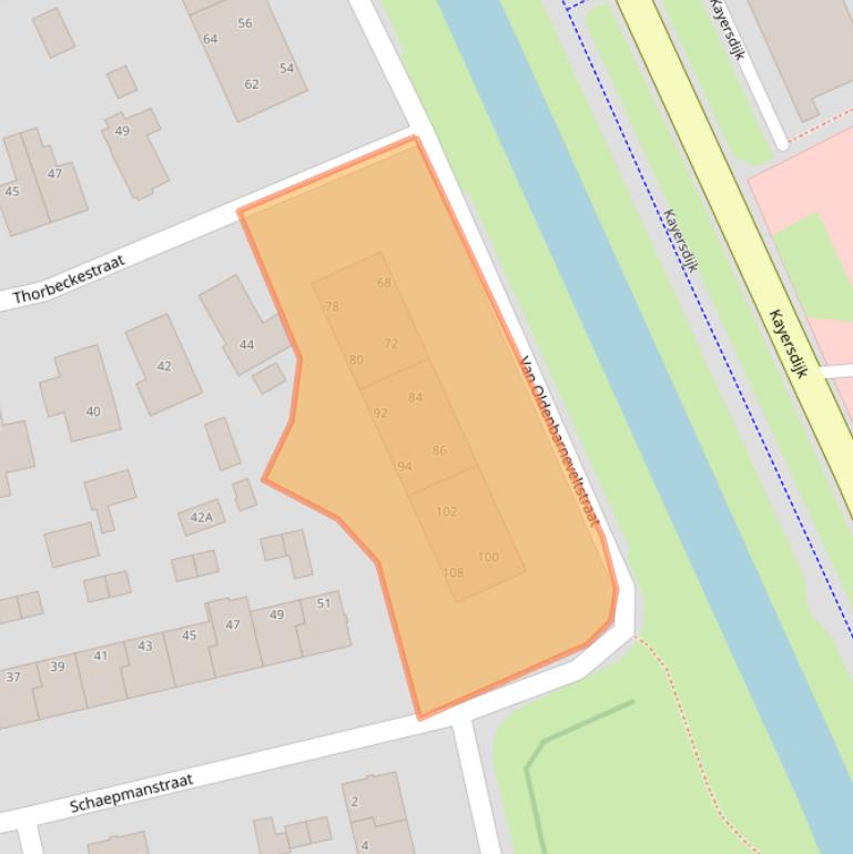 Kaart van postcodegebied 7331RR.