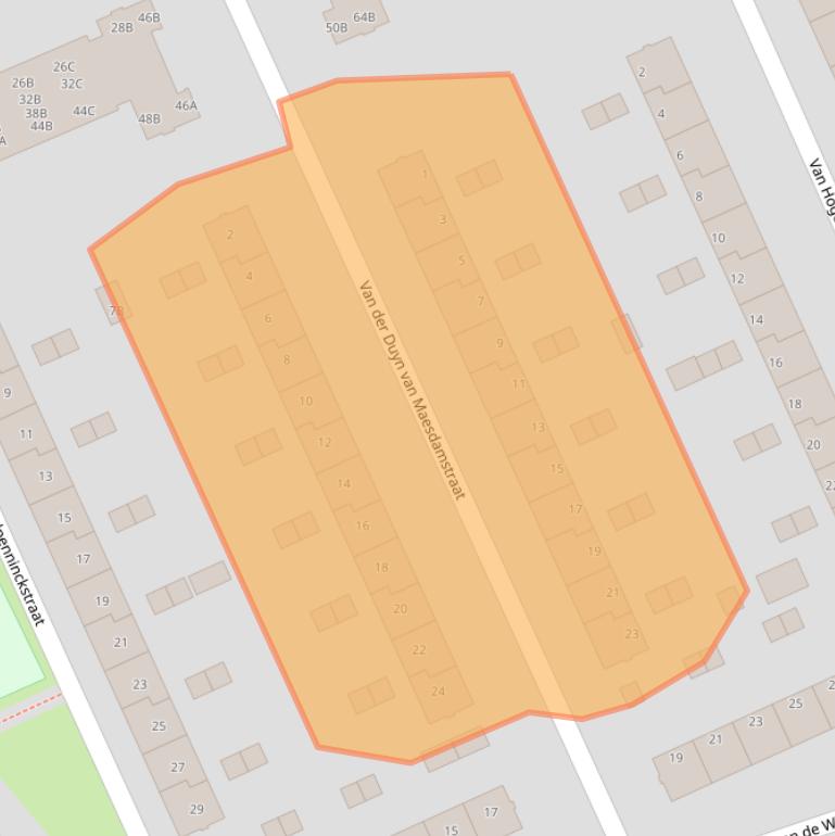 Kaart van postcodegebied 7331RT.