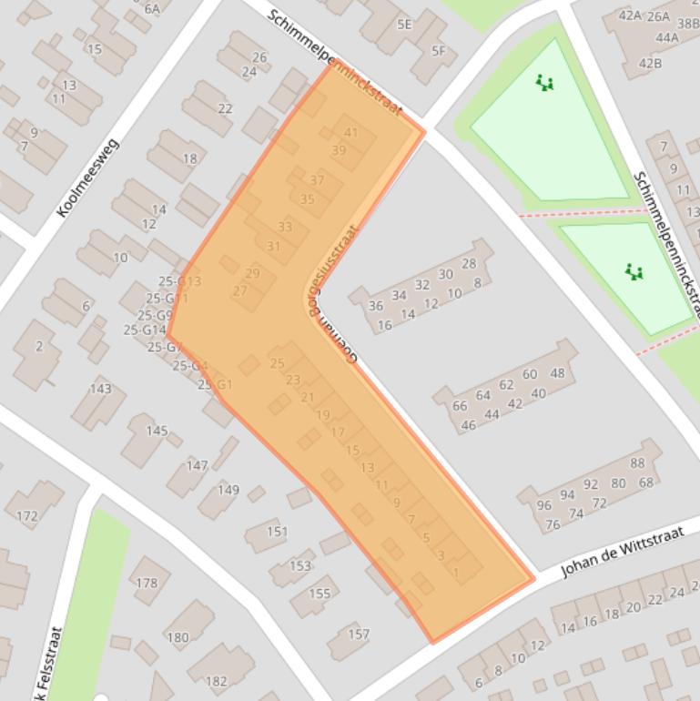 Kaart van postcodegebied 7331RV.