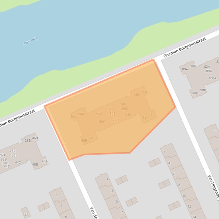 Kaart van postcodegebied 7331RX.