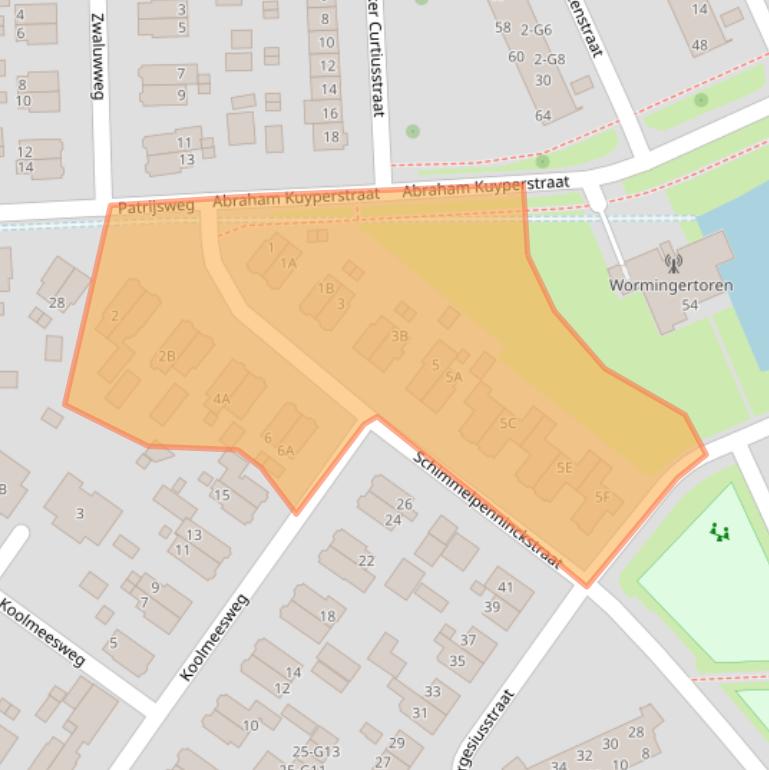 Kaart van postcodegebied 7331SC.