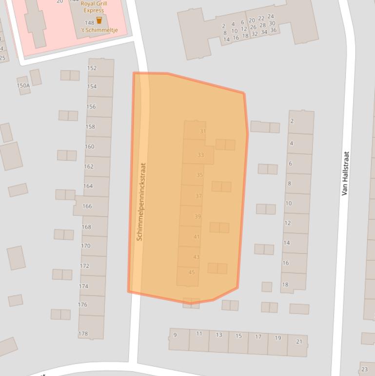 Kaart van postcodegebied 7331SG.