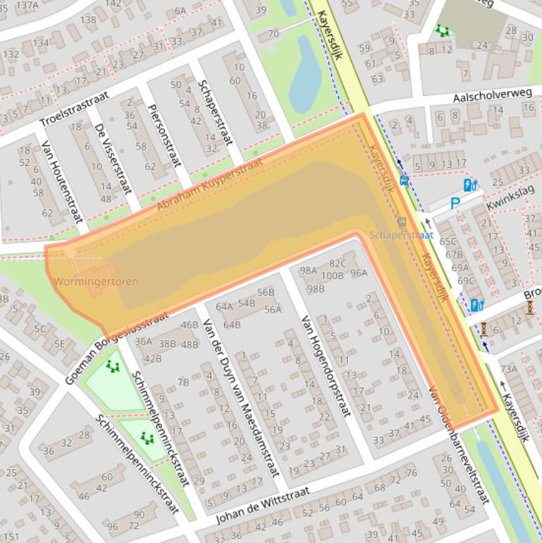 Kaart van postcodegebied 7331SP.