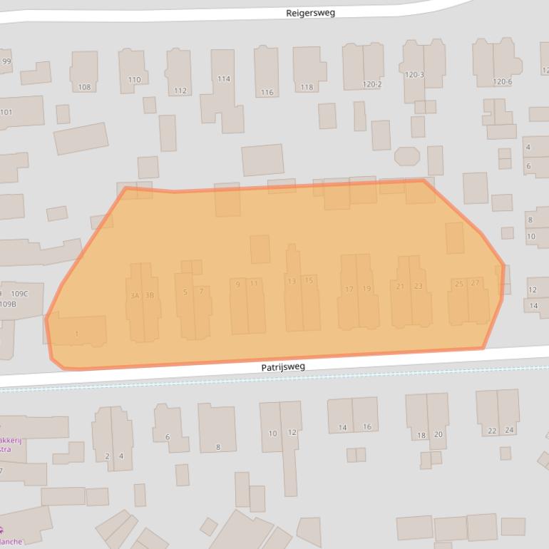 Kaart van postcodegebied 7331SR.