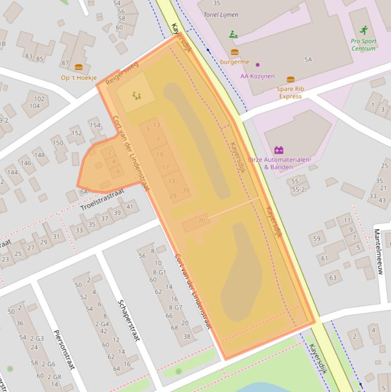 Kaart van postcodegebied 7331TH.