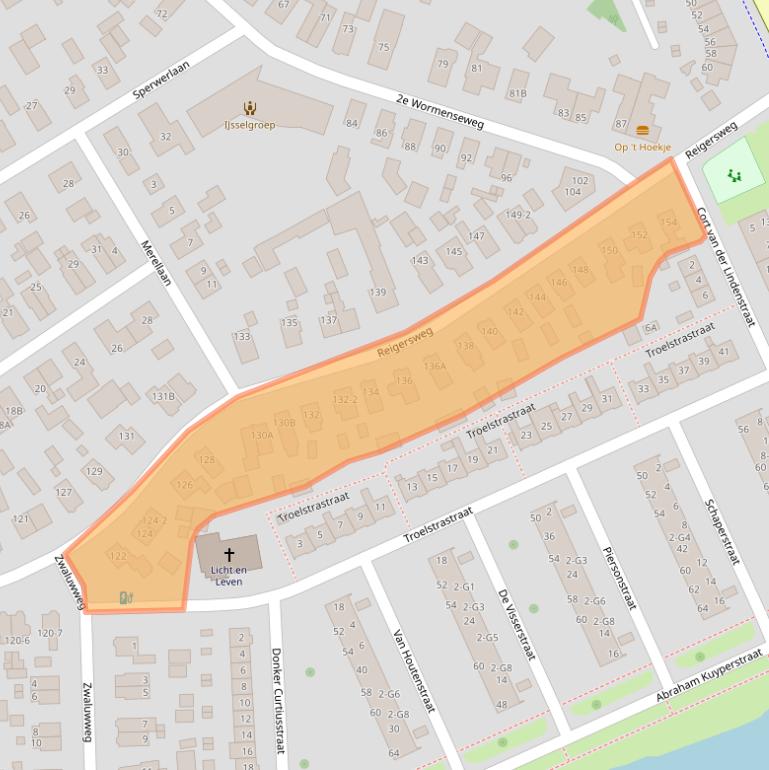 Kaart van postcodegebied 7331TR.