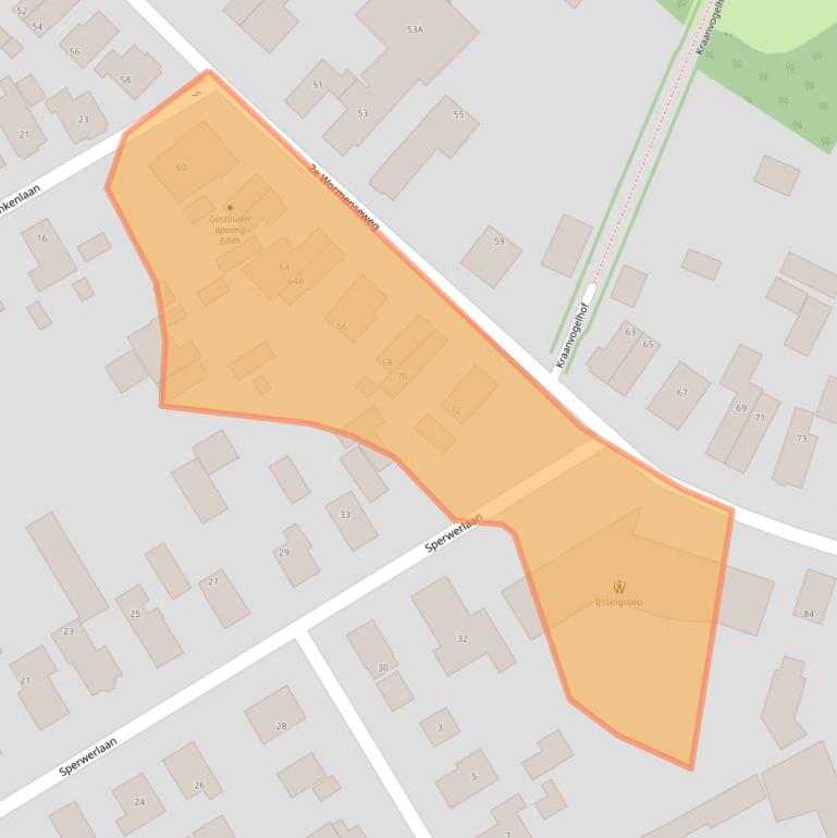 Kaart van postcodegebied 7331VG.