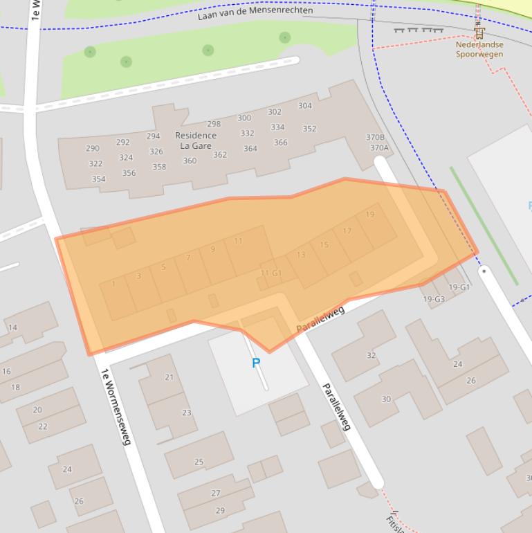 Kaart van postcodegebied 7331VM.