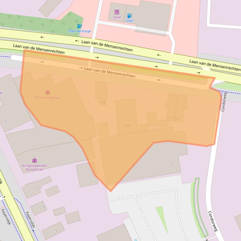 Kaart van postcodegebied 7332AB.