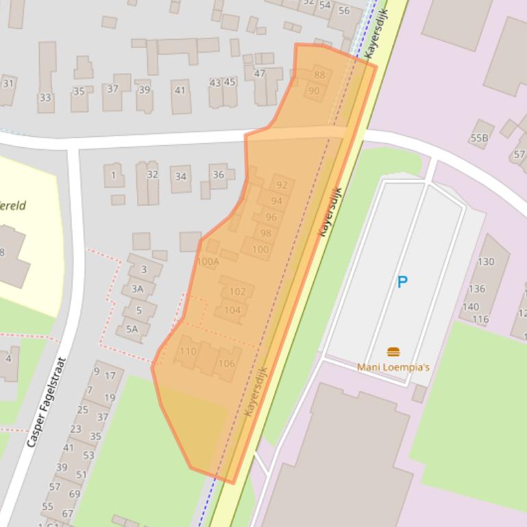 Kaart van postcodegebied 7332AV.