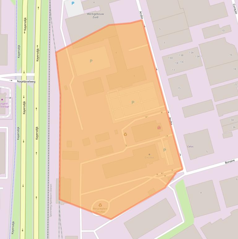 Kaart van postcodegebied 7332BK.