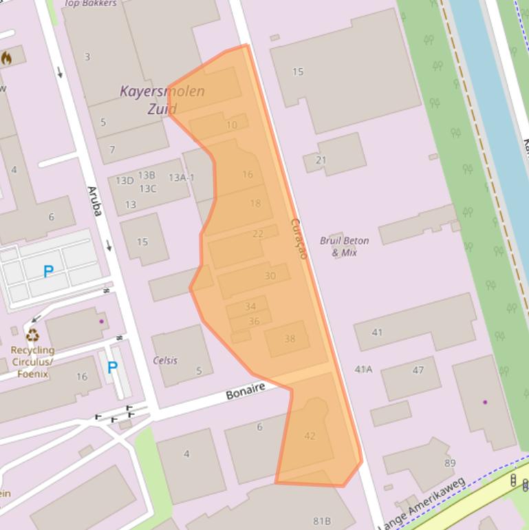 Kaart van postcodegebied 7332BM.