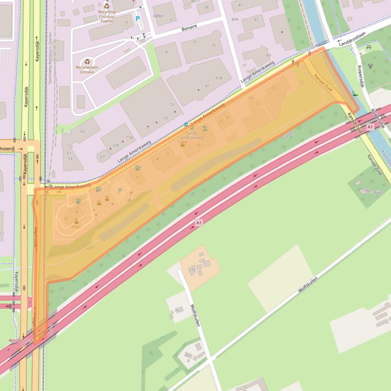 Kaart van postcodegebied 7332BR.