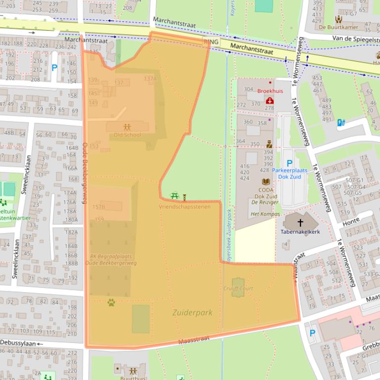 Kaart van postcodegebied 7333AE.